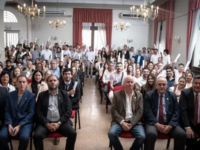 La provincia de Buenos Aires duplicó la matrícula y juraron 80 nuevos agrimensores en el Consejo Profesional