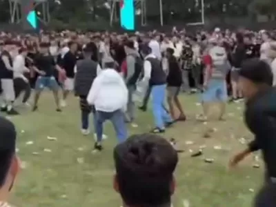 Una fiesta en un club rugby de La Plata terminó a las piñas