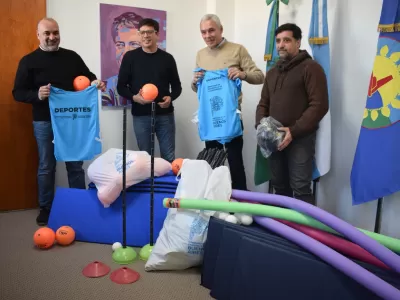 La Municipalidad de Berisso recibió material deportivo por parte de la Provincia para seguir fortaleciendo el deporte local