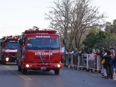 Los Bomberos Voluntarios no participaron del desfile de la Fiesta del Inmigrante: los motivos
