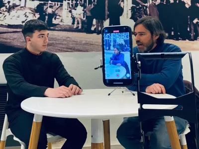 Nicolás del Caño mano a mano con AHORA Berisso