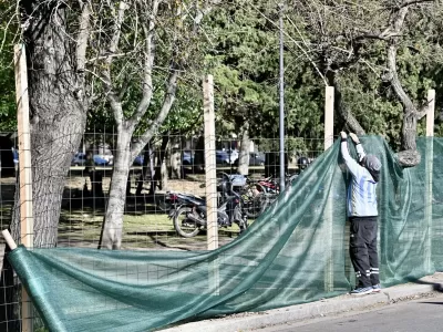 La Municipalidad empezó a cerrar el Parque Saavedra para ponerlo en valor y reubicar a los feriantes