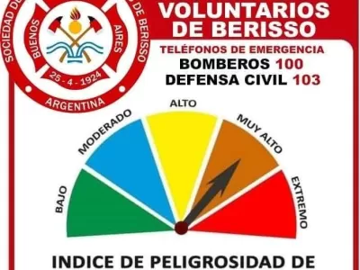 Bomberos Voluntarios de Berisso alertan por el riesgo de incendios y piden evitar quemas