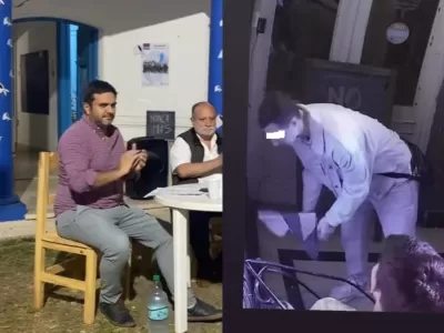Mercedes: escrachan a un joven por romper propaganda en centro cultural