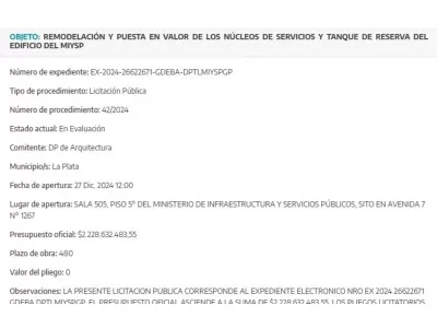 Kicillof gastará miles de millones en remodelar un edificio mientras 7 de cada 10 niños en la provincia no comen