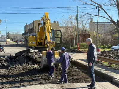 Corte total en la intersección del Puente Roma y Carlos Gardel: durará aproximadamente 20 días
