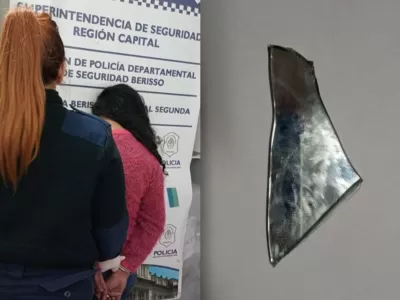 Berisso: Policía fue a intervenir en una pelea familiar y terminó herido por una mujer que atacó con un vidrio