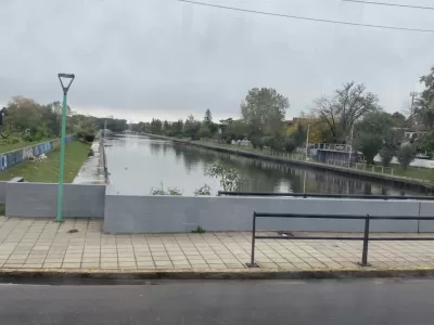 ¿Por qué sube el Canal Génova? Defensa Civil aclaró la situación