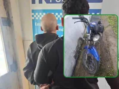 Aprehendieron a un motociclista tras una fuga por contramano y recuperaron un rodado robado en La Plata