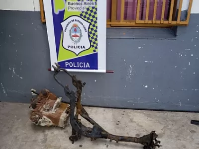 Aprehendieron a un joven acusado de robar autopartes en Berisso