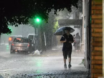 Se elevó a naranja la alerta por tormentas fuertes en Berisso y la región