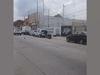 Choque entre dos motos en la zona de 122 y 75, del lado de Berisso