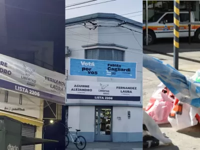 Luego de las elecciones, la Municipalidad comenzó a retirar la cartelería política