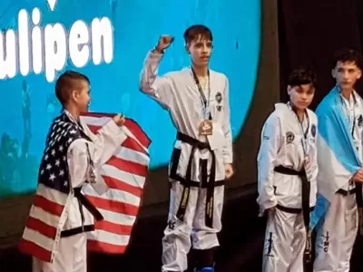 Orgullo berissense: Gino Altamirano, campeón mundial de Taekwondo