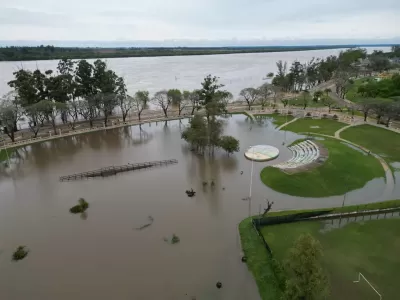 El Ni&ntilde;o comenz&oacute; a golpear en el Litoral: la crecida del r&iacute;o Uruguay provoca evacuaciones y complica los pasos fronterizos