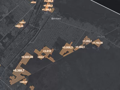 Un estudio satelital revela que en los barrios populares de Berisso vive casi el doble de gente de la que figura en las planillas oficiales
